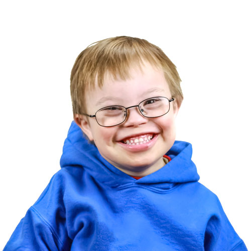 Young man smiling